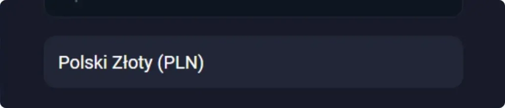 Vox Casino walutę