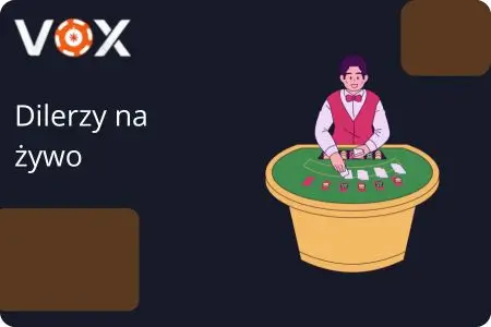 Dilerzy na żywo w Vox Casino